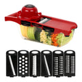 Hilife gadget de cozinha multi-função 6 lâminas slicer vegetal mandoline slicer conjuntos de ferramentas de cozinha cortador de frutas ralador